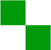 2 green squares